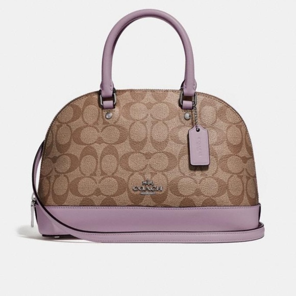 Coach Handbags - Nwt COACH Mini Sierra Satchel In Signature Canvas
